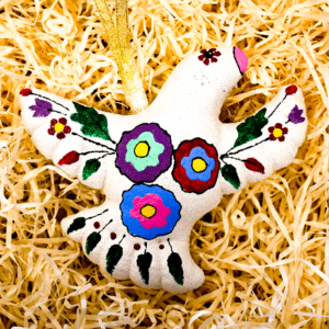 bird christmas decoration multi coloured