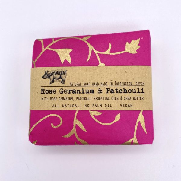 Hogwash Soap - Rose Geranium & Patchouli - Everythingwestward.co.uk