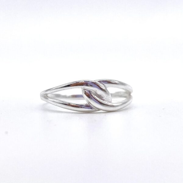 Silver Chunky Knot Ring