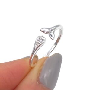 Silver Fish Tail Ring