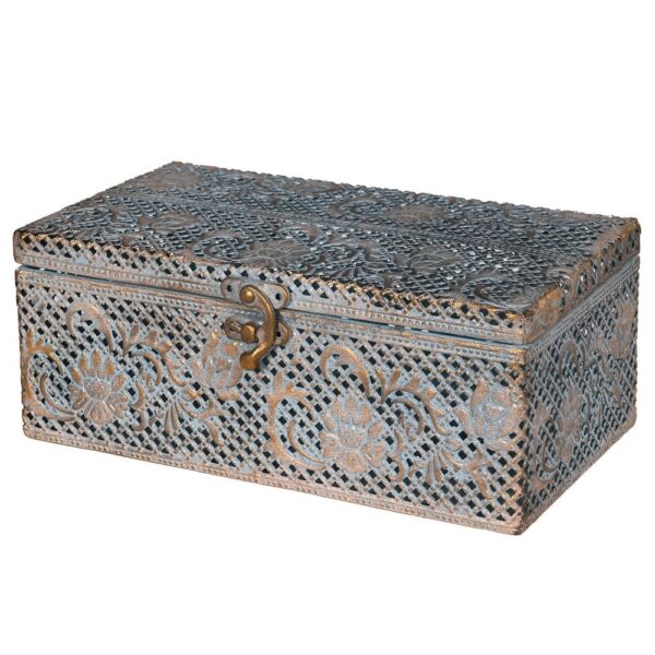 Ornate metal box