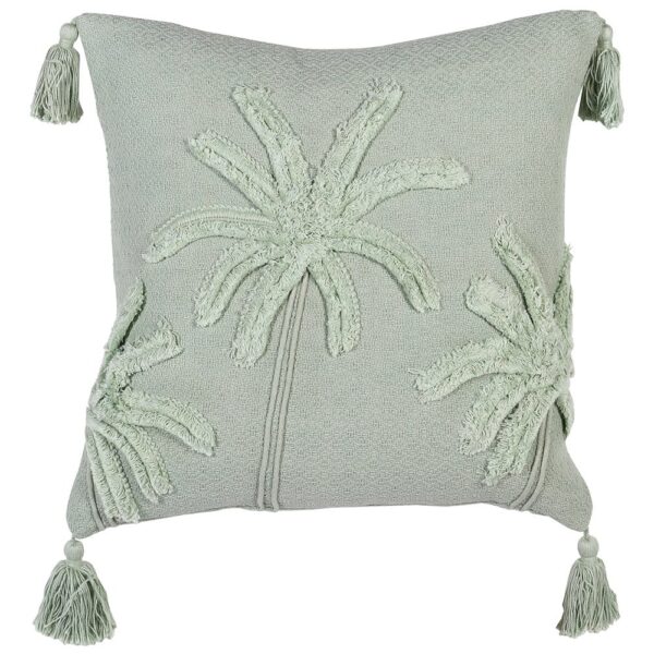 Mint Green Palm Tree Cushions