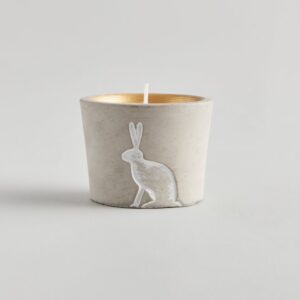 St Eval Winter Thyme Hare Candle