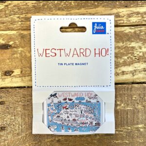 Westward Ho Map Magnet