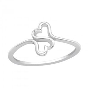 Sterling Silver Beating Heart Ring