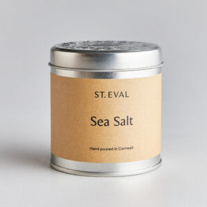 St Eval Tin Candle Sea Salt